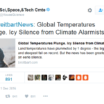 An Alarming Tweet From the House of Representatives Committee on Science, Space, and Technology