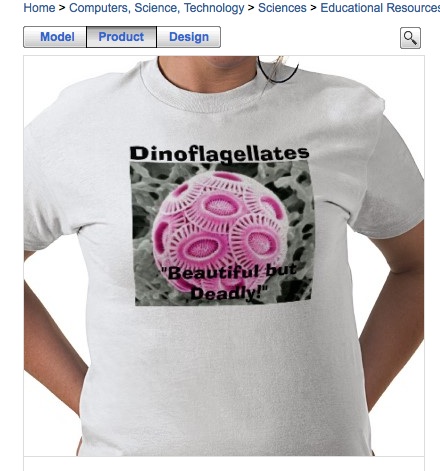 T-shirt shows coccolithophore instead of dinoflagellate