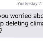Are you worried about Trump deleting climate data?